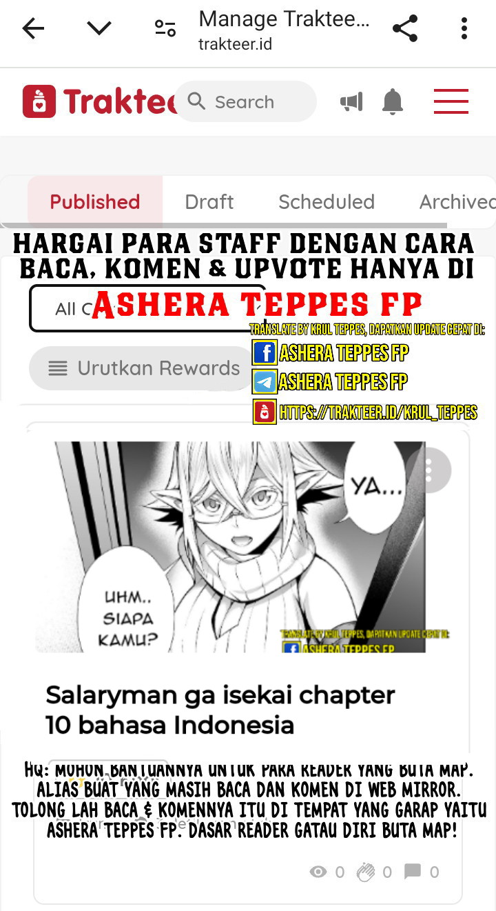 Salaryman Ga Isekai Ni Ittara Shitennou Ni Natta Hanashi